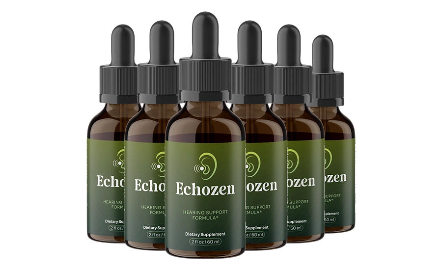 Echozen hearing support supplement bottles